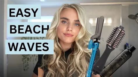 Easy Beach Waves Hair Tutorial