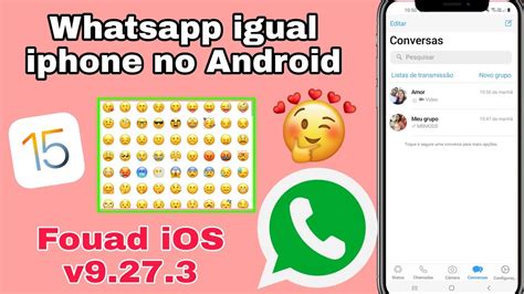 Saiu Whatsapp Igual Iphone Ios No Android Atualizado Fouad