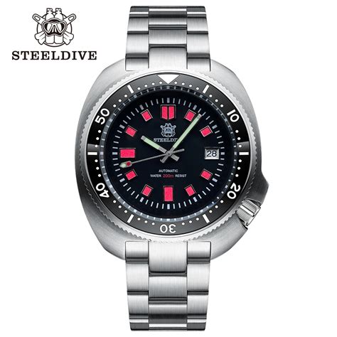 STEELDIVE SD1970R NEW Abalone Mechanical Wristwatch NH35 Automatic