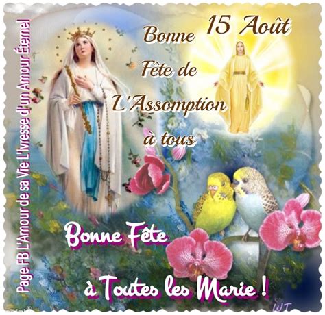 Bonne Fête De Lassomption à Tous 15 Août Happy Mothers Day Images