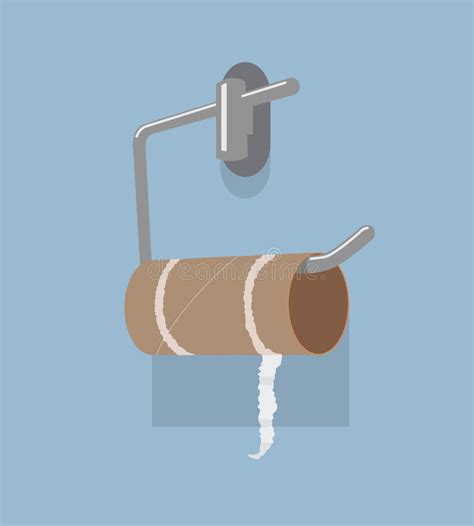 Empty Toilet Paper Roll Stock Illustrations – 985 Empty Toilet Paper ...