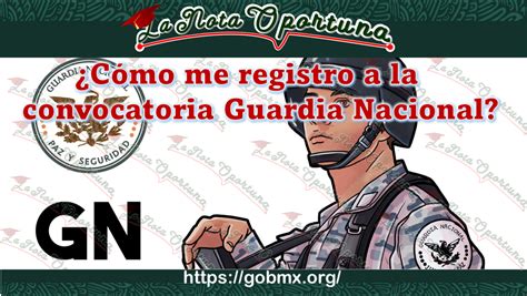 Cómo me registro a la convocatoria Guardia Nacional 2024 2025