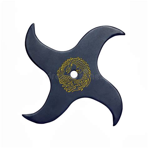 Ninja Throwing Star Shuriken Weapon Stock Image Image Of History