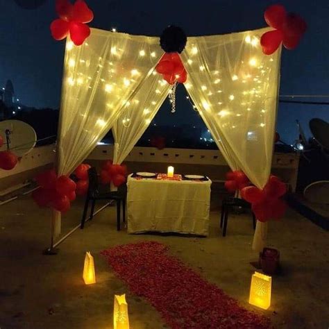 Surprise Bday Party Romantic Decor Wedding Anniversary Decorations Romantic Dinner Decoration