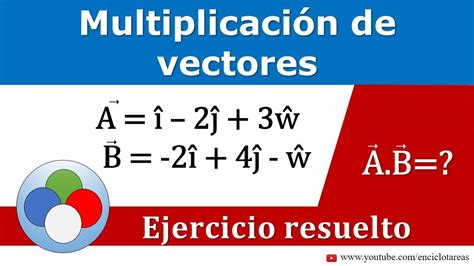 Multiplicaci N De Vectores Youtube