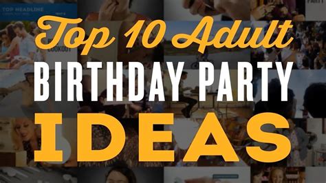 10 Most Recommended Adult Birthday Party Theme Ideas 2024