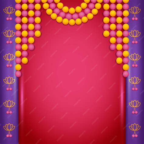 Premium Vector | Diwali Decorative Border Frame Background