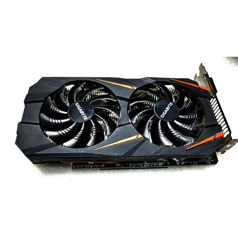 Vga Gigabyte Geforce Gtx 1060 Windforce Oc 6g Gv N1060wf2oc 6gd Shopee Thailand