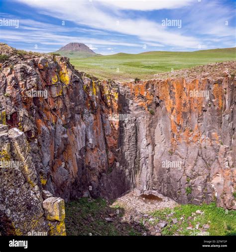 Buffalo Falls Pishkun Buffalo Jump Below Birdtail Butte Near Cascade