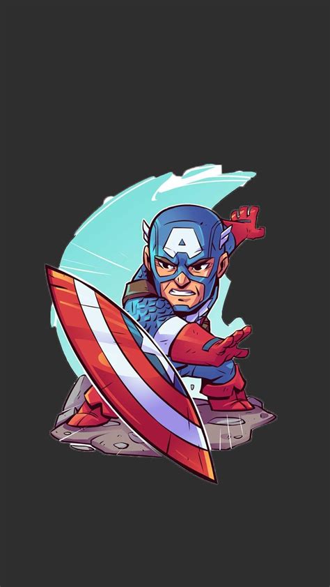 Captain America Cartoon Wallpapers - Top Free Captain America Cartoon ...