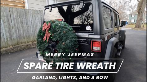 Decorating My Jeep Wrangler For Christmas Merry Chrysler Youtube