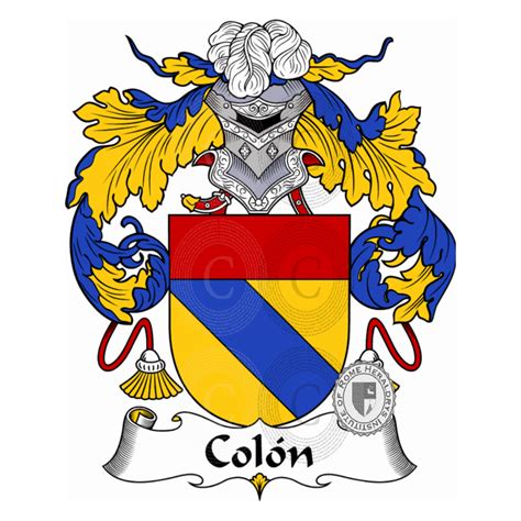 Familia Colon Heráldica Genealogía Escudo Y Origen Appellido