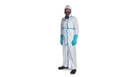 D13395299 Dupont White Disposable Coverall L Rs