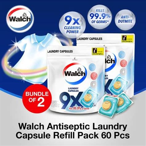 Walch X Laundry Capsules Refill Pack Per Pack Furniture Home