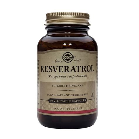 Cápsulas Resveratrol 100 Mg 60 Uds Solgares