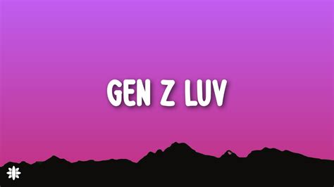 Central Cee Gen Z Luv Lyrics Youtube