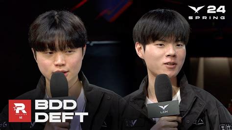 VIETSUB Phỏng Vấn KT Bdd Deft LCK Mùa Xuân 2024 NS vs KT YouTube