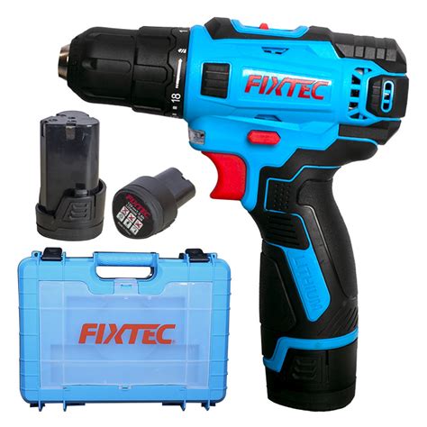 Fixtec V Portable Lithium Battery Power Cordless Drill Driver With