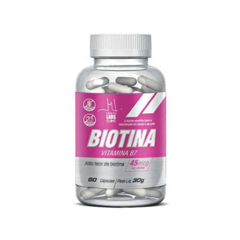 Biotina Vitamina B7 30g 60caps Palatius