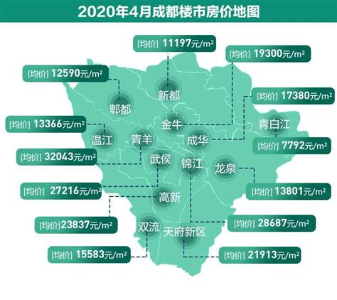 4月全新房价地图全新出炉 来看成都房价有何变化？腾讯新闻