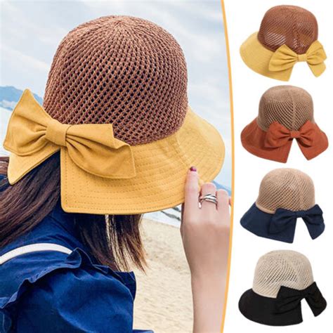 Casquette De Soleil Pliable Pour Femmes Chapeau De Plage Large Bord