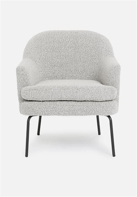 Ella Lounge Chair Grey Sixth Floor Sofas Occasionals Superbalist