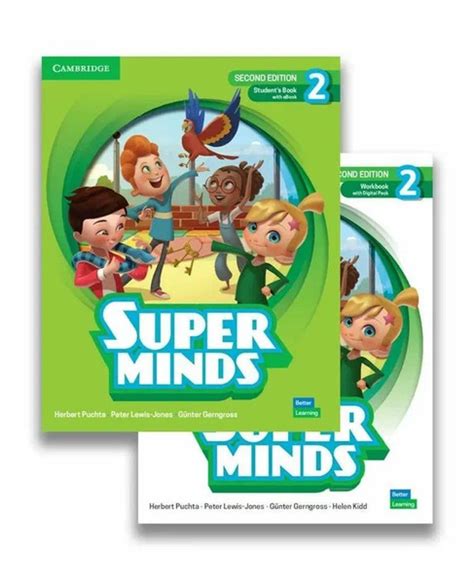 Super Minds 2 Second Edition Полный комплект учебник рабочая тетрадь