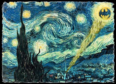 Popped Culture Gotham Starry Night And Other Van Gogh Parodies