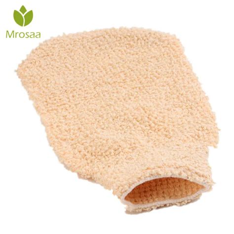 1 Pcs Mrosaa Bath Glove Spa Back Shower Scrubber Exfoliating Wash Skin