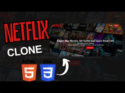 How To Make Netflix Clone Using Html And CSS Html Css Project