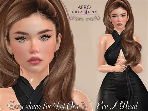 Second Life Marketplace Lexa Shape For Lel Ora 31 Head Evo X