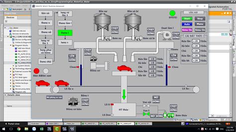 Rửa xe tự động Tia portal V15 1 PLC S71200 Automation