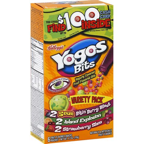 Yogos Bits Fruit Flavored Bits, Yogurt Covered, Variety Pack | Fruit ...