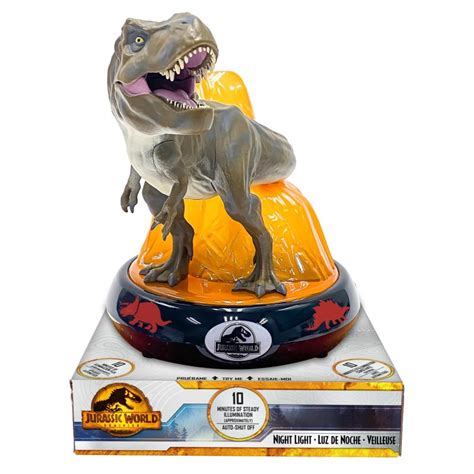 Jurassic Nattlampa 3D Lampa Figur Natt Dinosaurie World