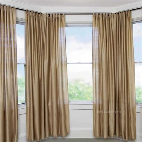 Window Bay Curtain Pole Instalation Tips My Lovely Home