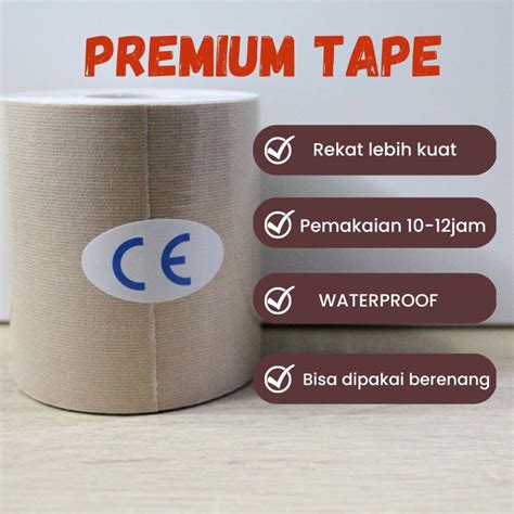 Women S Breast Plaster Body Tape Boob Tape Breast Binder Tomboy Bra Tape Bratape Shopee Malaysia