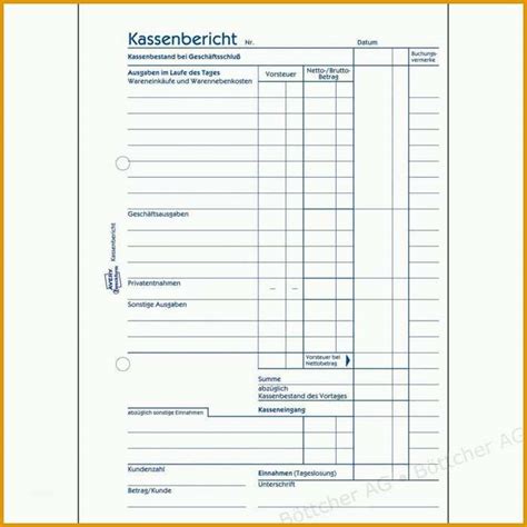 Ausgezeichnet Avery Zweckform 305 Kassenbericht A5 50 Blatt Kostenlos