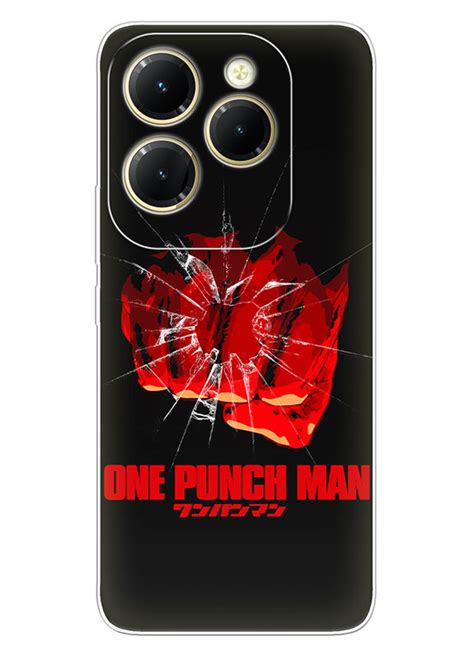 Infinix Hot 40 чехол Ванпанчмен Человек одного удара One Punch Man Wanpanman логотип и