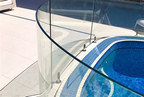 Bent And Curved Glass Fencing Absolut Custom Glass