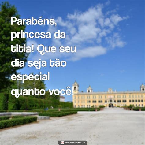 Parabens Princesa Linda Da Titia