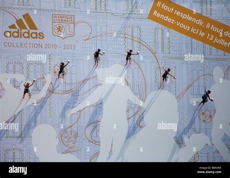 acrobats performing a show in Lyon for their Olympic Bid Stock Photo - Alamy