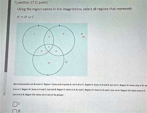 [GET ANSWER] Question 17 (1 point) Using the region names in the image ...