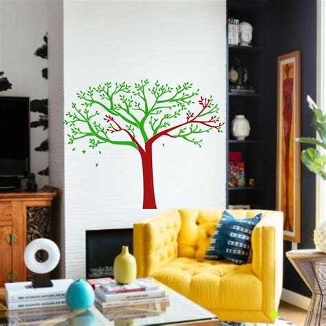 Tree Reusable Wall Stencil (KHSNT368) – Kayra E Commerce Private Limited