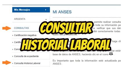 C Mo Consultar Mi Historial Laboral En Anses