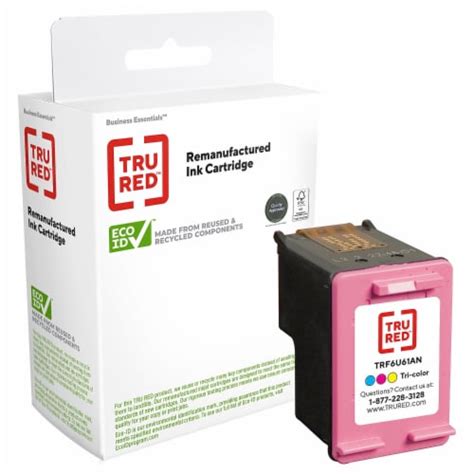 Tru Red Reman Tri Color Standard Yield Ink Cartridge Replacement For Hp 63 Trf6u61an 1 Fred Meyer