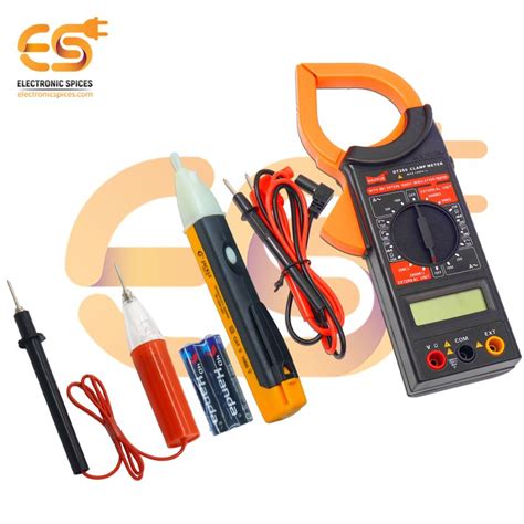 Combo Of AC DC DT266 Digital Clamp Multimeter AC Voltage Tester Volt