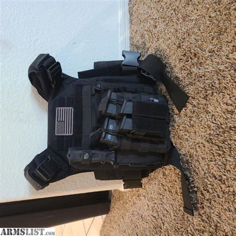 Armslist For Sale Like New Cummerbund Style Plate Carrier With Level 3a Soft Plates Front And