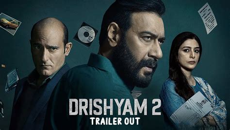 Ajay Devgn Akshaye Khanna Tabu Starrer Drishyam 2 Trailer Looks