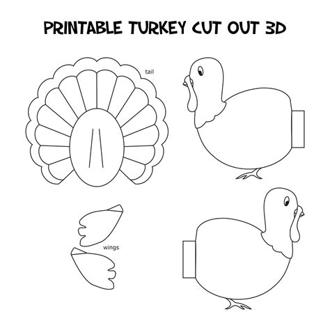 Thanksgiving Cutouts 14 Free Pdf Printables Printablee