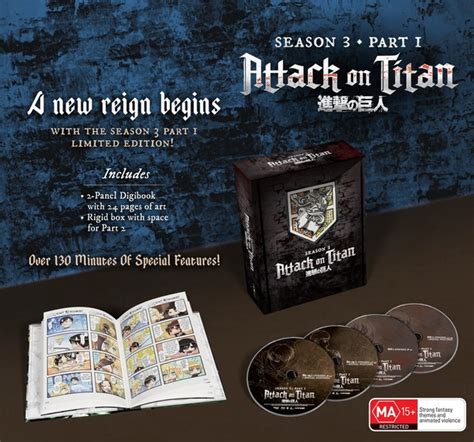 Attack On Titan Season 3 Part 1 Blu Ray Shingeki No Kyojin Season 3